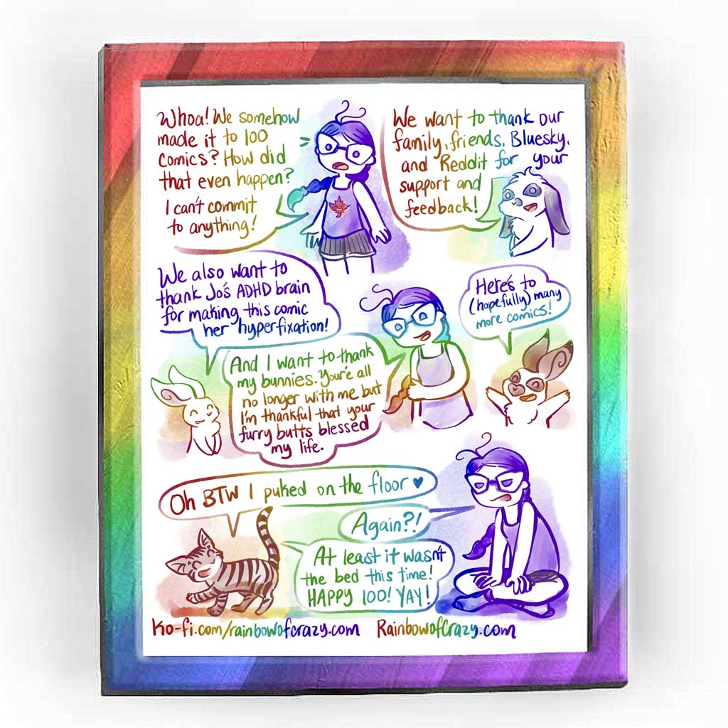Rainbowofcrazy web comic. / Jo: 