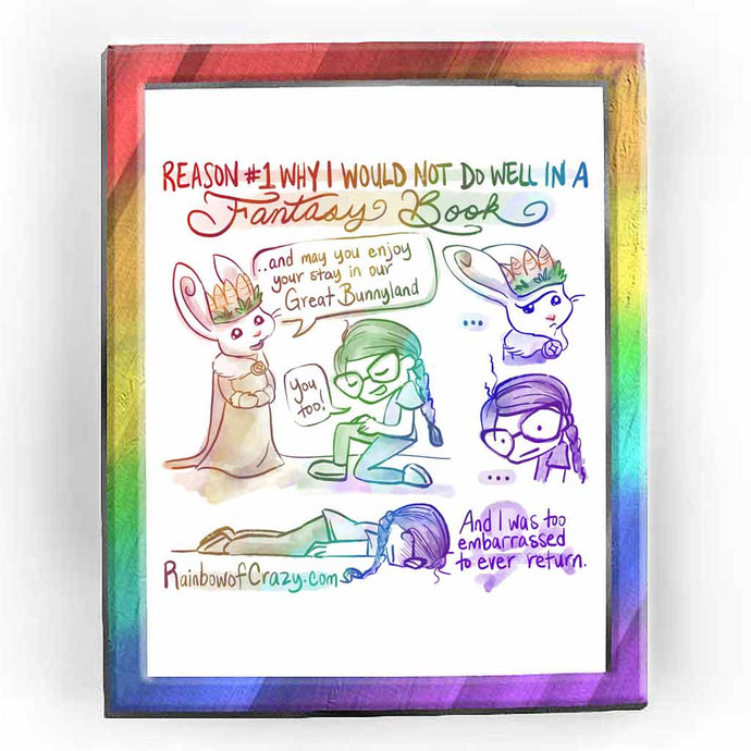 art print of a web comic. 
