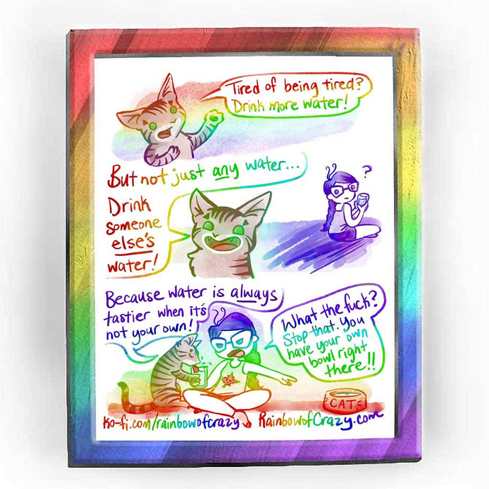 Rainbowofcrazy web comic. / (NotMy) Cat: 
