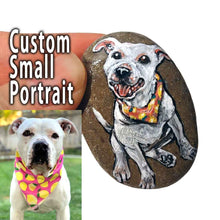Load image into Gallery viewer, Custom Pet Portrait Stone / Small
