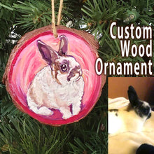Load image into Gallery viewer, Custom Pet Portrait / Wood Ornament
