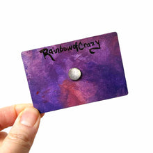 Load image into Gallery viewer, back of the cat/dog dishwasher magnet, signed with RainbowofCrazy
