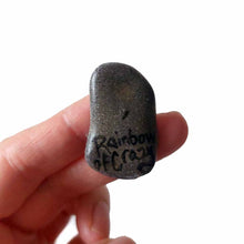 Load image into Gallery viewer, back of the ferret angel stone, signed with Rainbowofcrazy
