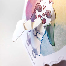 Load image into Gallery viewer, Hungry Mini Lop Rabbit - Greeting Card
