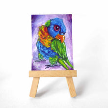 Load image into Gallery viewer, Lorikeet Bird / ACEO Painting
