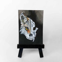 Load image into Gallery viewer, Wolf Skull / ACEO Painting
