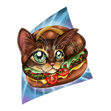 Load image into Gallery viewer, Burger Cat / Art Print
