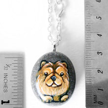 Load image into Gallery viewer, Chow Chow / Rock Art / Necklace
