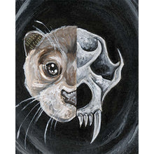 Load image into Gallery viewer, Otter Skull Art Print

