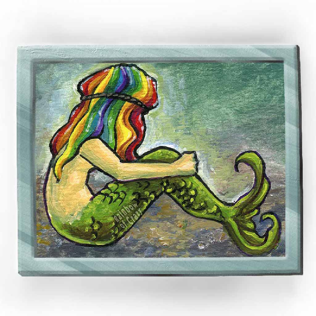Mermaid / Rainbow Chroma / Art Print