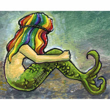 Load image into Gallery viewer, Mermaid / Rainbow Chroma / Art Print
