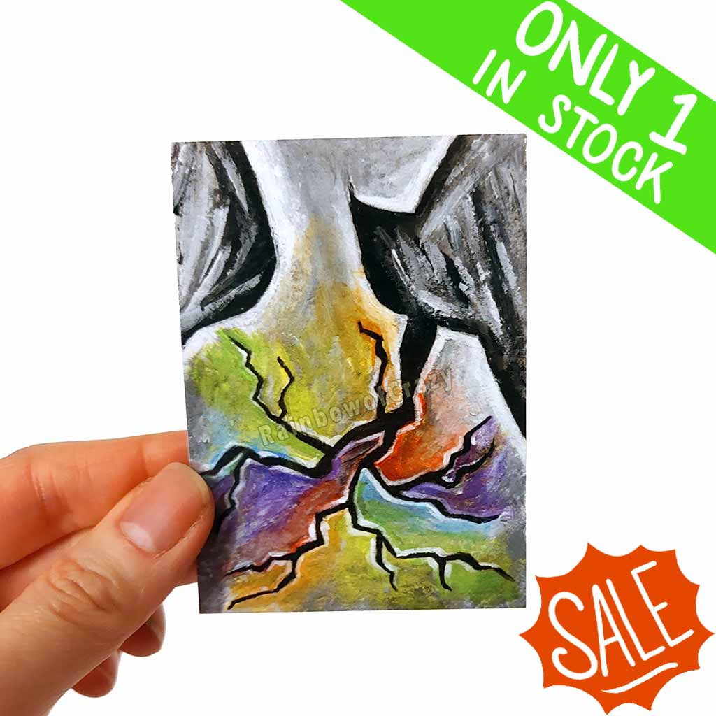 The Crack / ACEO Art Print