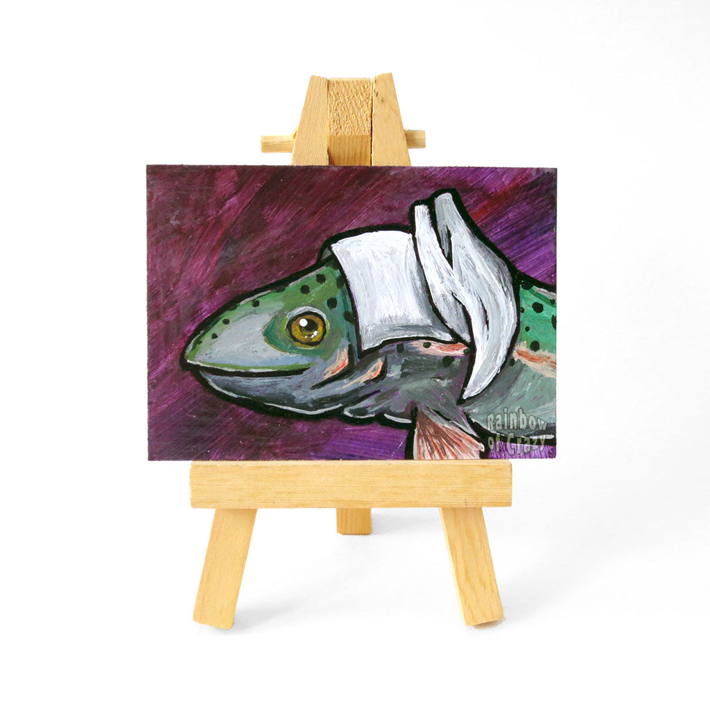 Trout / ACEO Painting