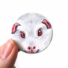 Load image into Gallery viewer, Guinea Pig / Wood Art / Magnet / Necklace
